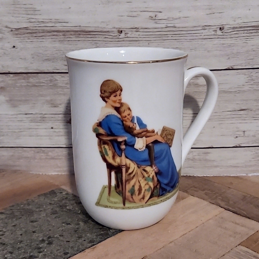 Norman Rockwell Vintage Collectible Tea Cup
